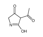 3-acetylpyrrolidine-2,4-dione结构式