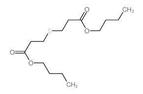 Propanoic acid,3,3'-thiobis-, 1,1'-dibutyl ester Structure