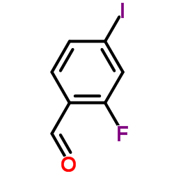 2-氟-4-碘苯甲醛结构式