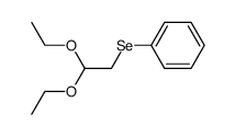 α-phenylselenoacetaldehyde diethyl acetal结构式
