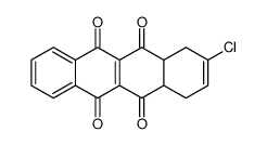 2-chloro-1,4,4a,12a-tetrahydrotetracene-5,6,11,12-tetrone结构式