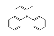 (Z)-(1-Methyl-1-propenyl)diphenylphosphine Structure