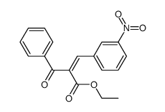 ethyl 2-benzoyl-3-(3-nitrophenyl)acrylate结构式