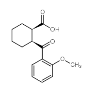 CIS-2-(2-METHOXYBENZOYL)CYCLOHEXANE-1-CARBOXYLIC ACID结构式