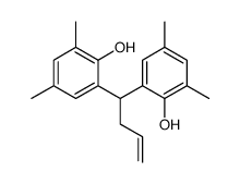2-[1-(2-hydroxy-3,5-dimethylphenyl)but-3-enyl]-4,6-dimethylphenol结构式