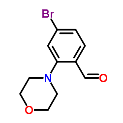 4-Bromo-2-morpholinobenzaldehyde Structure