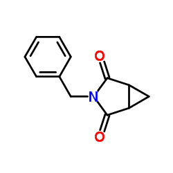 3-苯甲基-3-氮杂二环[3.1.0]己烷-2,4-二酮结构式