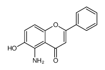 Flavone, 5-amino-6-hydroxy- (5CI)结构式