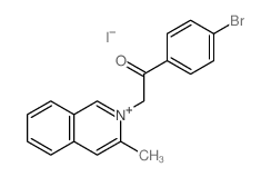 1-(4-bromophenyl)-2-(3-methyl-3H-isoquinolin-2-yl)ethanone Structure