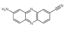 2-Phenazinecarbonitrile,8-amino-结构式