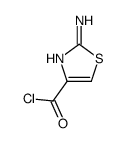 4-Thiazolecarbonyl chloride, 2-amino- (9CI) Structure