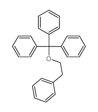 (phenethyloxy-diphenyl-methyl)benzene结构式