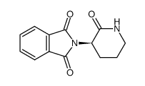 (R)-3-phthalimidopiperidin-2-one结构式