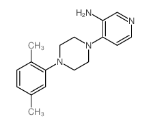 Piperazine, 1-(3-amino-4-pyridyl)-4-(2,5-xylyl)- picture