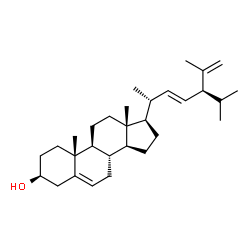 (22E,24ξ)-28-Methylstigmasta-5,22,25-trien-3β-ol structure