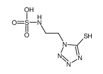 2-(5-sulfanylidene-2H-tetrazol-1-yl)ethylsulfamic acid结构式
