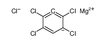 magnesium,1,2,4,5-tetrachlorobenzene-6-ide,chloride Structure