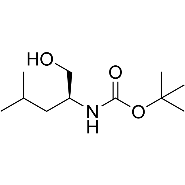N-Boc-L-亮氨醇结构式