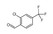 2-氯-4-(三氟甲基)苯甲醛结构式