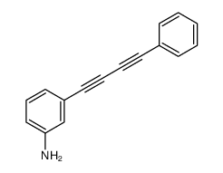 3-(4-phenylbuta-1,3-diynyl)aniline Structure