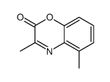 3,5-dimethyl-1,4-benzoxazin-2-one结构式