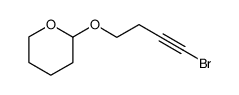 2-[(4-bromobut-3-yn-1-yl)oxy]tetrahydro-2H-pyran结构式