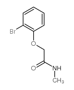 2-(2-bromophenoxy)-N-methylacetamide Structure