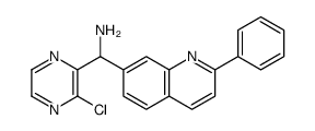 (3-chloropyrazin-2-yl)(2-phenylquinolin-7-yl)Methanamine picture