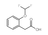 2-(二氟甲氧基)苯乙酸结构式