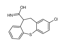 2-Chloro-10,11-dihydrodibenzo(b,f)thiepin-10-carboxamide Structure