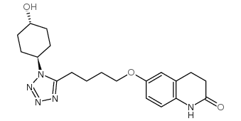 4'-反式羟基西洛他唑结构式