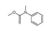 O-methyl N-methyl-N-phenylcarbamothioate Structure