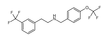 Benzeneethanamine, N-[[4-(trifluoromethoxy)phenyl]methyl]-3-(trifluoromethyl) Structure