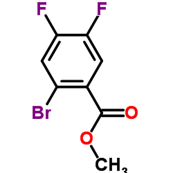 Methyl 2-bromo-4,5-difluorobenzoate Structure