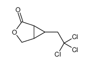6-(2,2,2-trichloroethyl)-3-oxabicyclo[3.1.0]hexan-2-one Structure