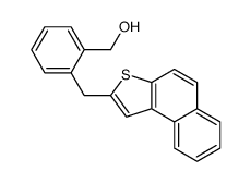 [2-(benzo[e][1]benzothiol-2-ylmethyl)phenyl]methanol结构式