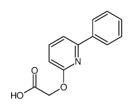 2-(6-phenylpyridin-2-yl)oxyacetic acid Structure