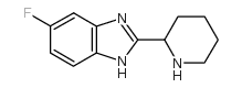 5-氟-2-哌啶-2-基-1H-苯并咪唑结构式