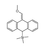 (9,10-dihydro-10-(methoxymethylene)-9-trimethylsilyl)antracene Structure