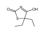5,5-diethyl-1,3-thiazolidine-2,4-dione Structure