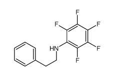 2,3,4,5,6-pentafluoro-N-(2-phenylethyl)aniline结构式