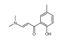 3-(dimethylamino)-1-(2-hydroxy-5-methylphenyl)prop-2-en-1-one结构式