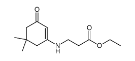 N-(5,5-dimethyl-3-oxocyclohex-1-enyl)-β-alanine ethyl ester结构式