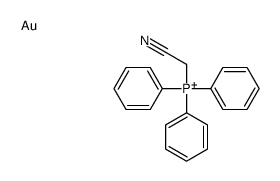 cyanomethyl(triphenyl)phosphanium,gold Structure