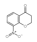 8-Nitro-4-chromanone Structure