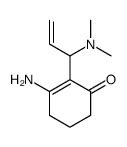3-amino-2-[1-(dimethylamino)prop-2-enyl]cyclohex-2-en-1-one Structure