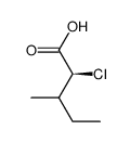 S-2-氯-3-甲基戊酸结构式