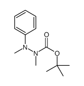 tert-butyl N-methyl-N-(N-methylanilino)carbamate Structure