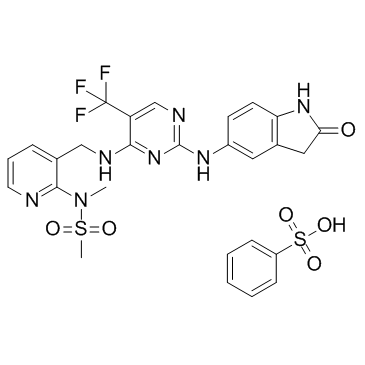 PF 562271 苯磺酸盐结构式