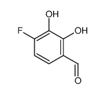4-fluoro-2,3-dihydroxybenzaldehyde Structure